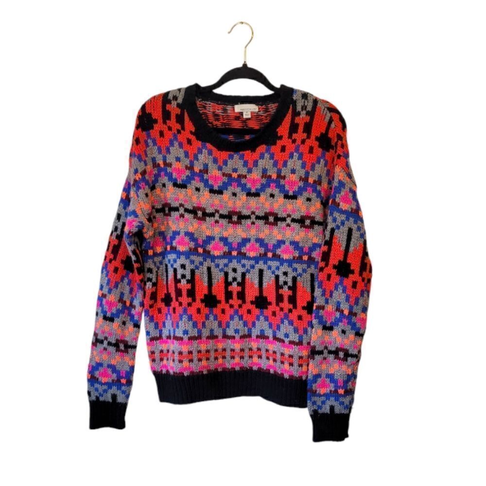 EVEREVE Allison Joy Gracie Multicolor Knit Sweater